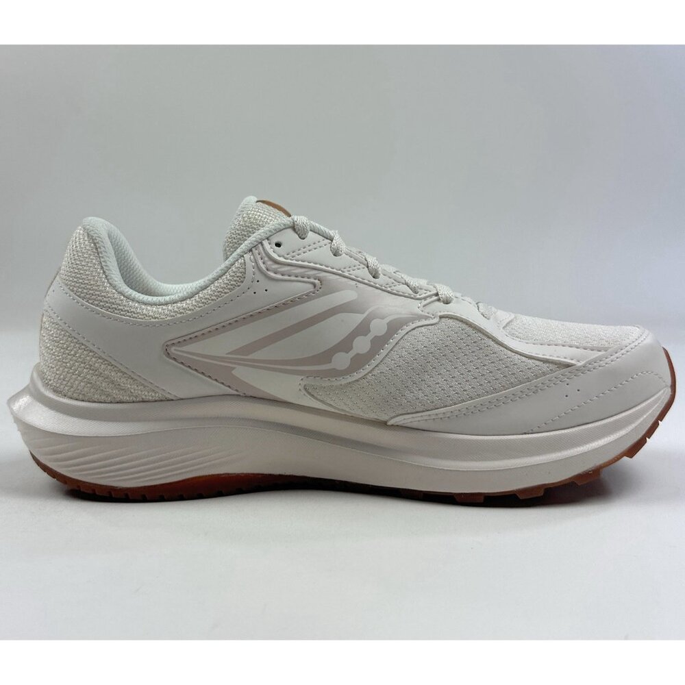 Saucony Cohesion 17 Women 11 Wide White Pink Shoes Running Athletic S10944-130 - Picture 5 of 9